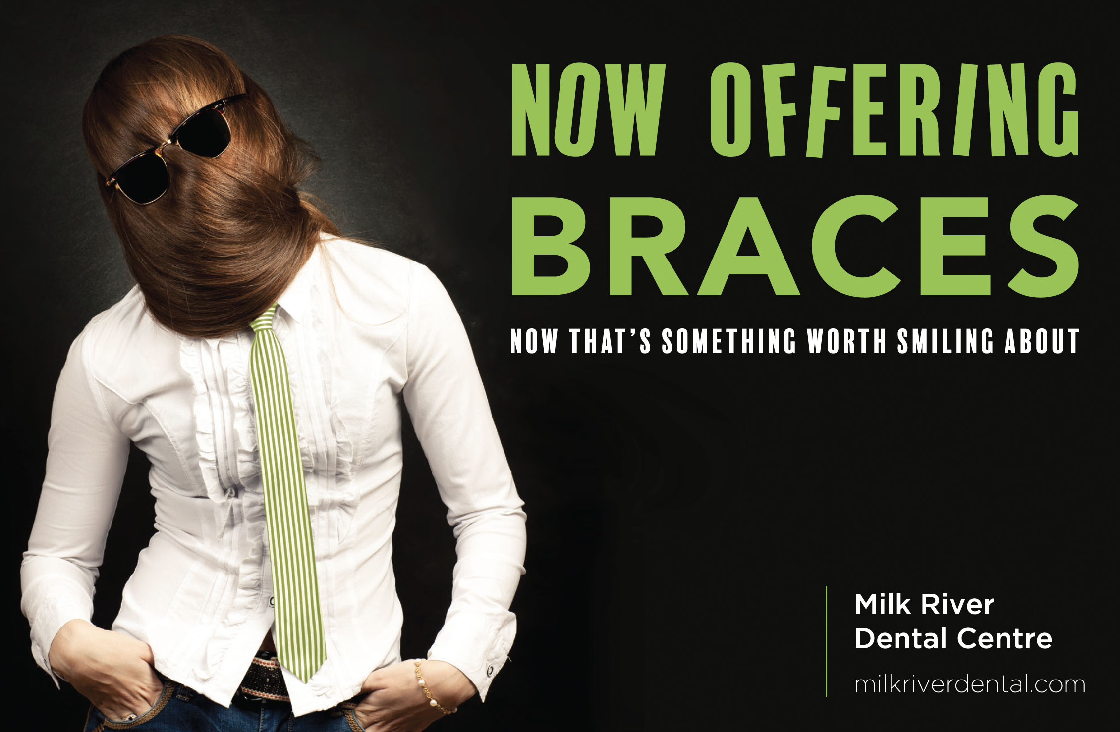 Advertising for Milk River Dental